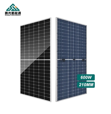 620Watt pannelli solari fotovoltaici Inmetro Certificato Mezza Cella Perc 210mm Per Residenziale