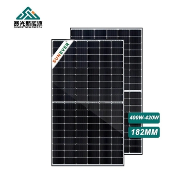 Pannelli fotovoltaici da 400w a 410w con imp 12.7-13.2A e vetro a basso contenuto di ferro