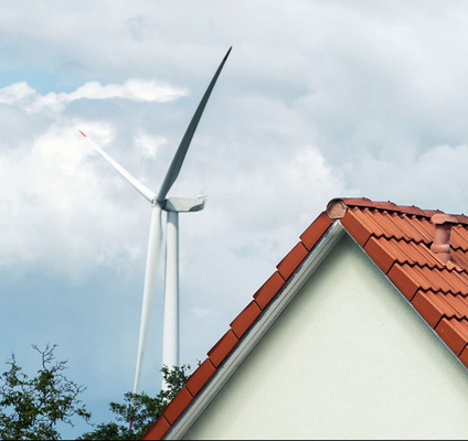 Sistema di generazione di energia eolica per turbine eoliche domestiche personalizzabile con design versatile
