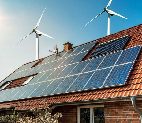 Sistema di generazione di energia eolica per turbine eoliche domestiche personalizzabile con design versatile