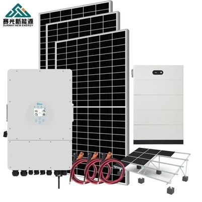 Sistema di energia solare ibrida da 4 kW in modalità industriale fuori rete TUV certificato