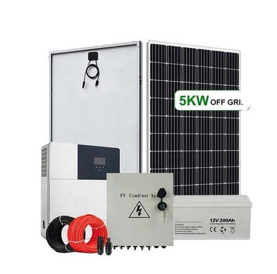 5-10 kWh Potenza di uscita 48V 300Ah 400Ah Capacità della batteria Off Grid Sistema di pannelli solari