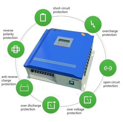 Display a LED 15kw Controller ibrido eolico Mppt Controller di carica solare eolica