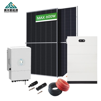 Sistema di energia solare ibrida personalizzato da 10 kW 15kw 20kw Per il mercato B2B