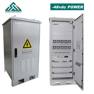 Batteria al piombo acido Sistema di energia solare 48VDC 50hz Frequenza di uscita Per stazione base di telecomunicazioni