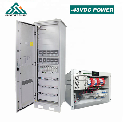 Batteria al piombo acido Sistema di energia solare 48VDC 50hz Frequenza di uscita Per stazione base di telecomunicazioni