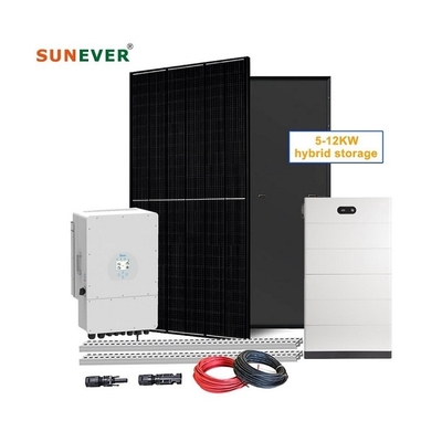 5kw 12kw On Grid Sistema solare ibrido ibrido Generatore di energia solare