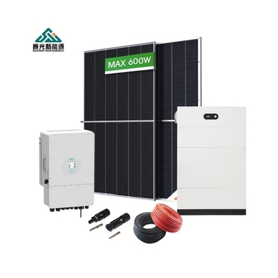 5Kw-12Kw Sistema di energia solare ibrida Set completo per la casa e la progettazione del progetto di pre-vendita