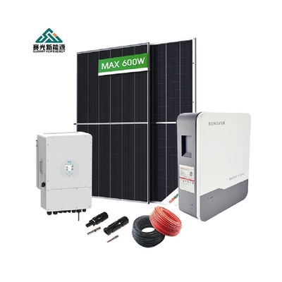 5kw 10kw 15kw 20kw Sistema solare ibrido domestico Pannelli solari 410-700Watt 48Vdc / 51.2Vdc