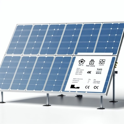 Sistema di energia solare STD a tetto inclinato con certificazione TUV e peso del pannello di 18 kg