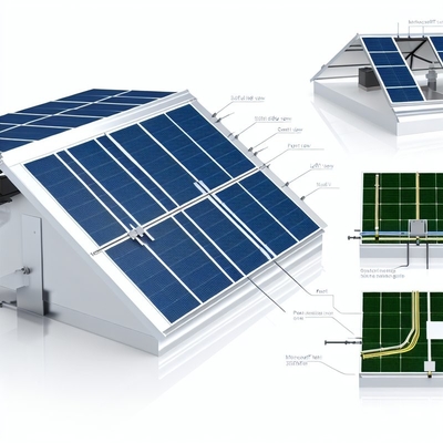 Guida all'installazione del tetto inclinato STD Sistema solare ad energia rinnovabile con supporto tecnico completo