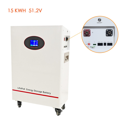 Batteria al litio in ferro di tipo 15KWH con 6000 volte di ciclo profondo con garanzia di 5 anni