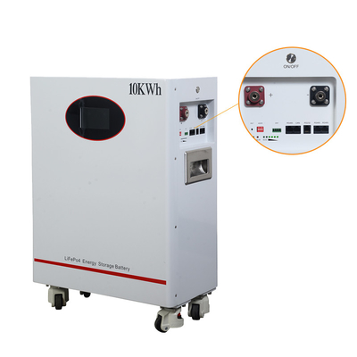 Batteria di stoccaggio domestico 10KWH batteria al litio di ferro con garanzia di 5 anni