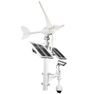 Lampada da strada a LED ibrida e intelligente eolica solare da 300W 600W a risparmio energetico con telecamera CCTV 4G 5G