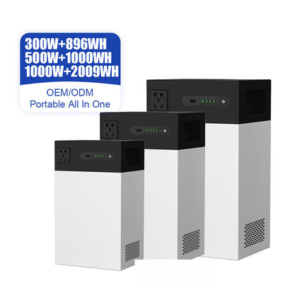 Sistema di energia solare resistente alle elevate temperature 500W 1004,8Wh ESS portatile con tensione globale e batteria non infiammabile