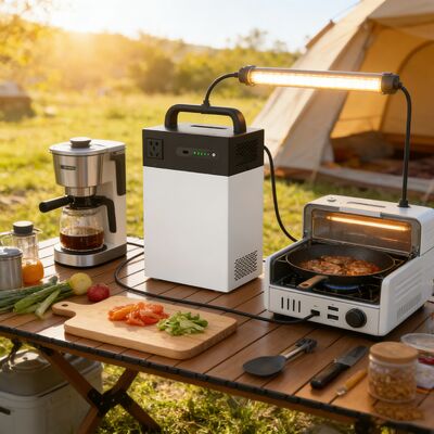 Home Emergenza Sistema di energia solare 500W 1004.8Wh