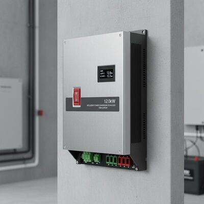 Potenza massima di uscita 12 kW Inverter solare interruttore DC integrato supporto OEM Tecnologia di conversione di potenza intelligente