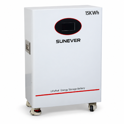 SUNEVER TD-15 15kWh Batteria solare per Home Backup 51.2V 300Ah LiFePO4 Floor Standing