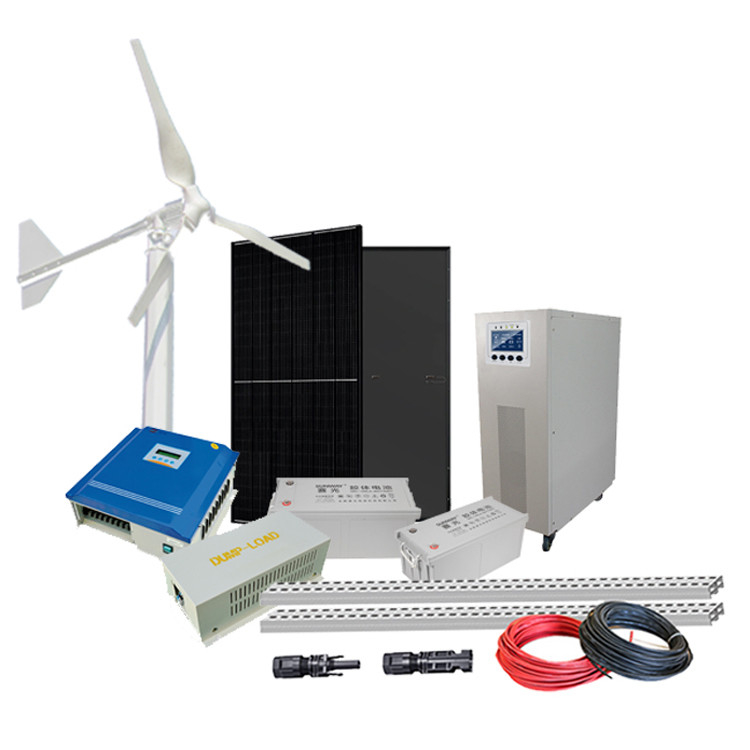 230VAC/380VAC Voltaggio di uscita Sistema di generazione di turbine eoliche domestiche con progettazione personalizzata