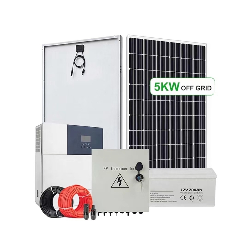 Kit di sistema solare off-grid ad alta efficienza 51.2Vdc per il mercato birmano