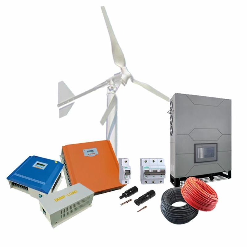 Turbina eolica 5 kW/10 kW residenziale 3 fasi 380VAC per la generazione di energia ibrida in rete