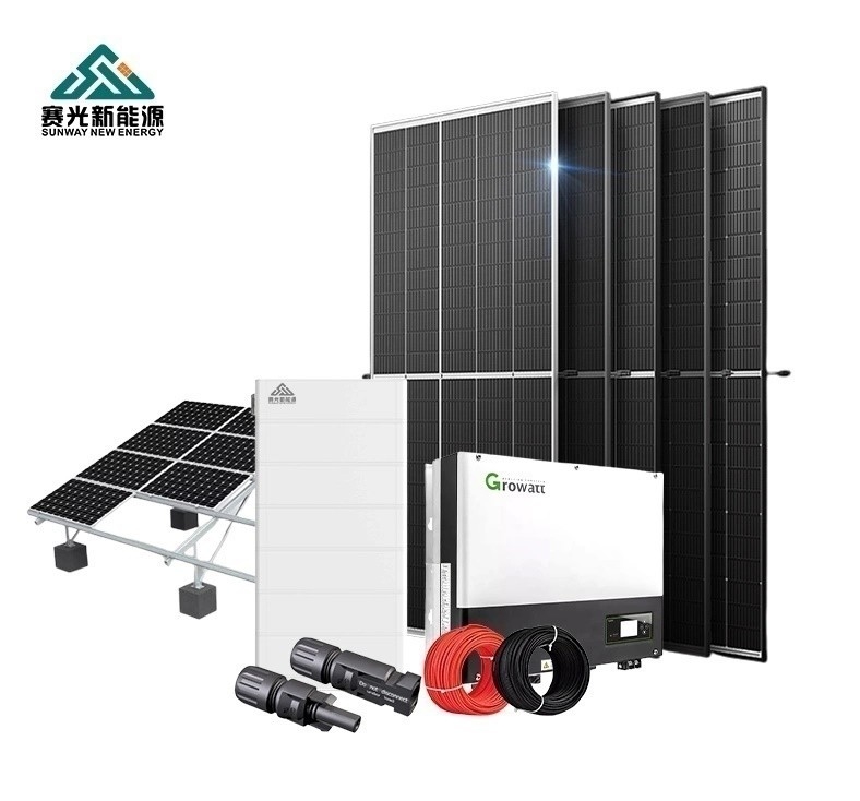 Sistema di energia solare da 5kw 8kw 9kw 10kw per tipo di regolatore MPPT e modalità di lavoro fuori rete