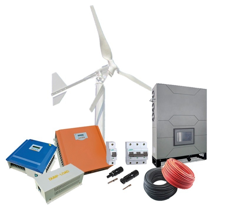 48v 5kw 10kw Generatore eolico domestico Sistema di generazione di energia eolica verticale per l'energia domestica