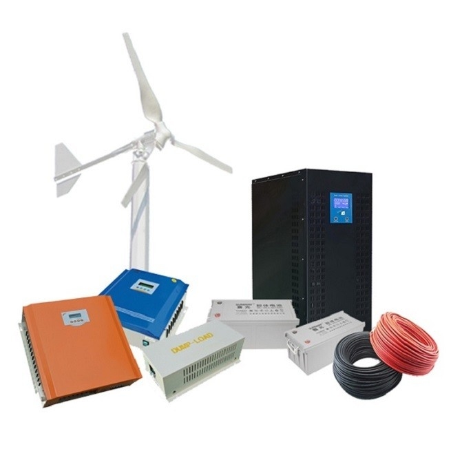 Sistema di energia eolica off-grid da 3 kW 5 kW 10 kW con tensione nominale 48V/96V/120V/220/380V