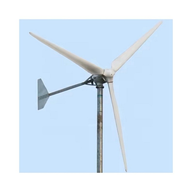Turbina eolica orizzontale da 3 kW/5 kW/10 kW per sistemi di energia solare eolica e ibrida