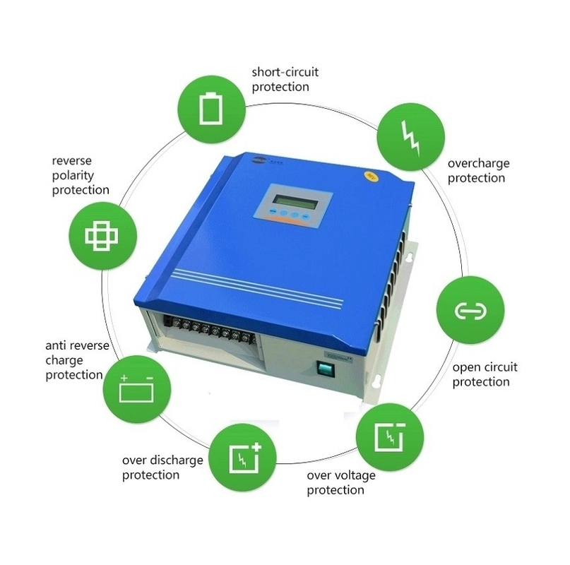 Controller solare e eolico da 2 kW a 3 kW certificato CE 24v/48v/96v 24 ore di lavoro