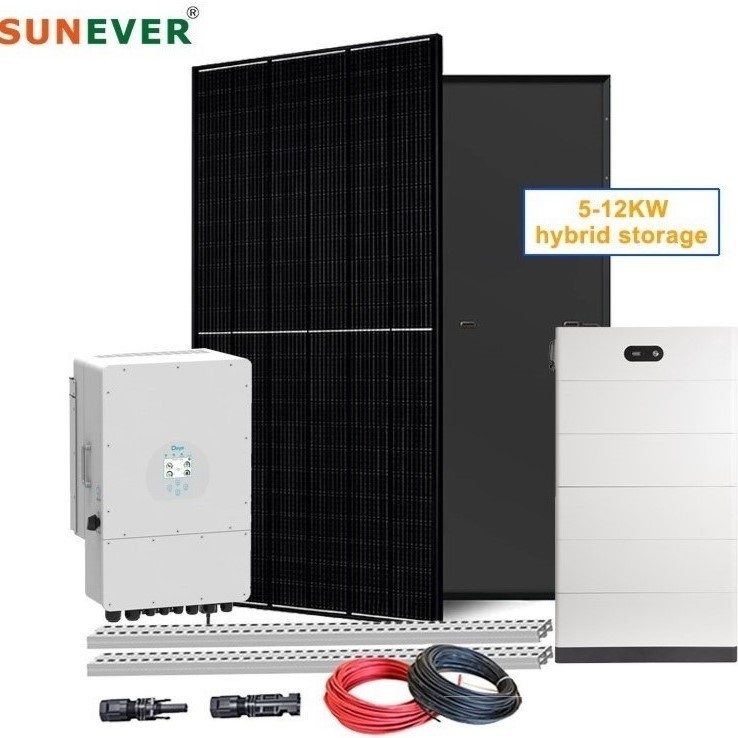 50hz Frequenza di uscita 2024 Sistema di accumulo di energia solare per la casa 6kw 8kw 10kw Vendita online
