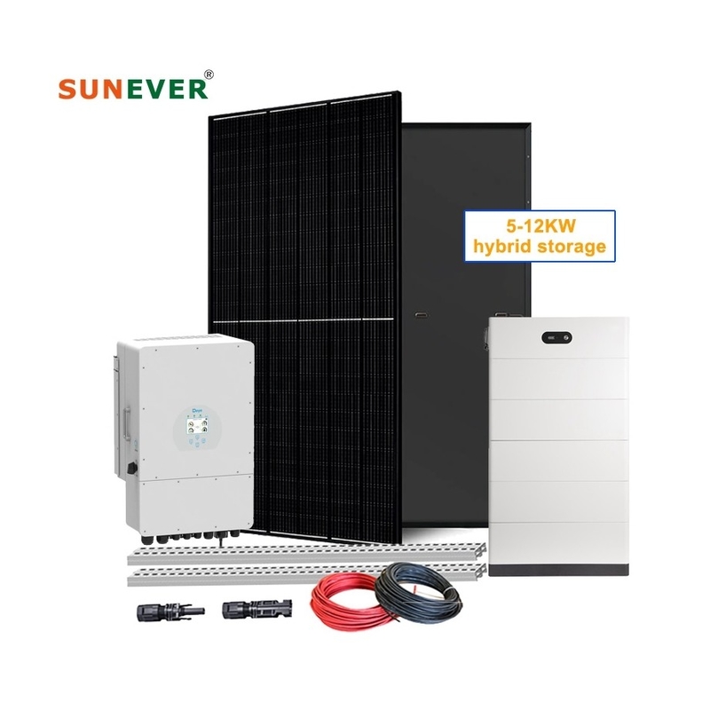 410-700Watt pannello solare batteria agli ioni di litio tipo 5kw sistema di accumulo di energia solare per la casa
