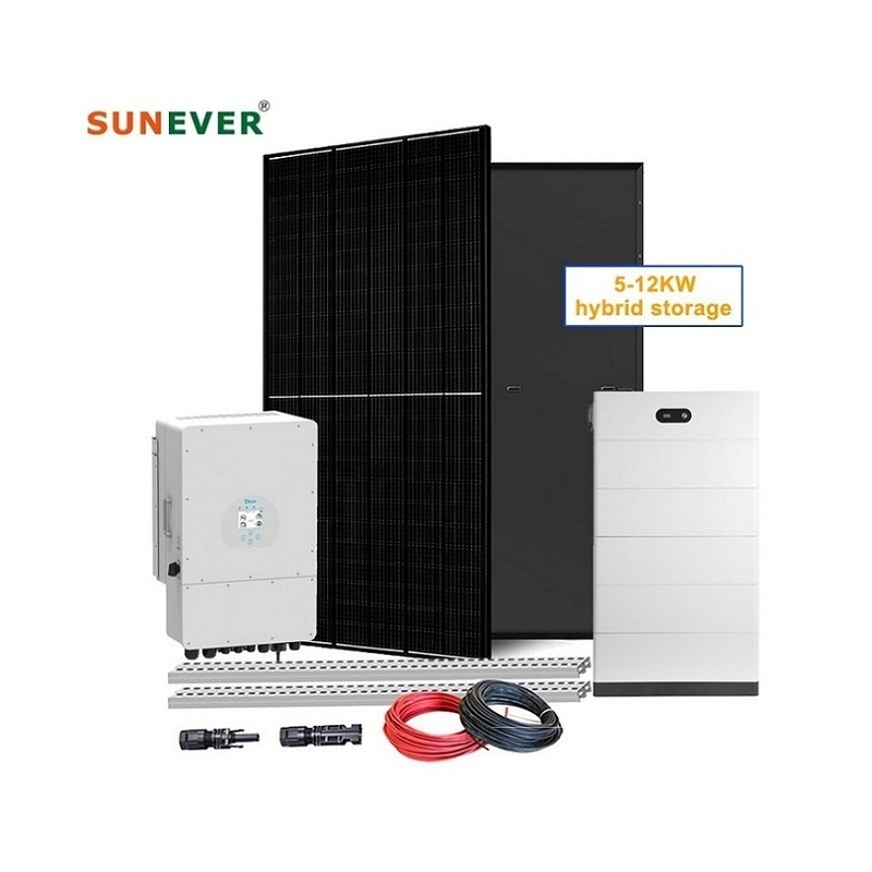 Sistema di accumulo di energia solare ibrido di tipo MPPT con servizio di installazione gratuito