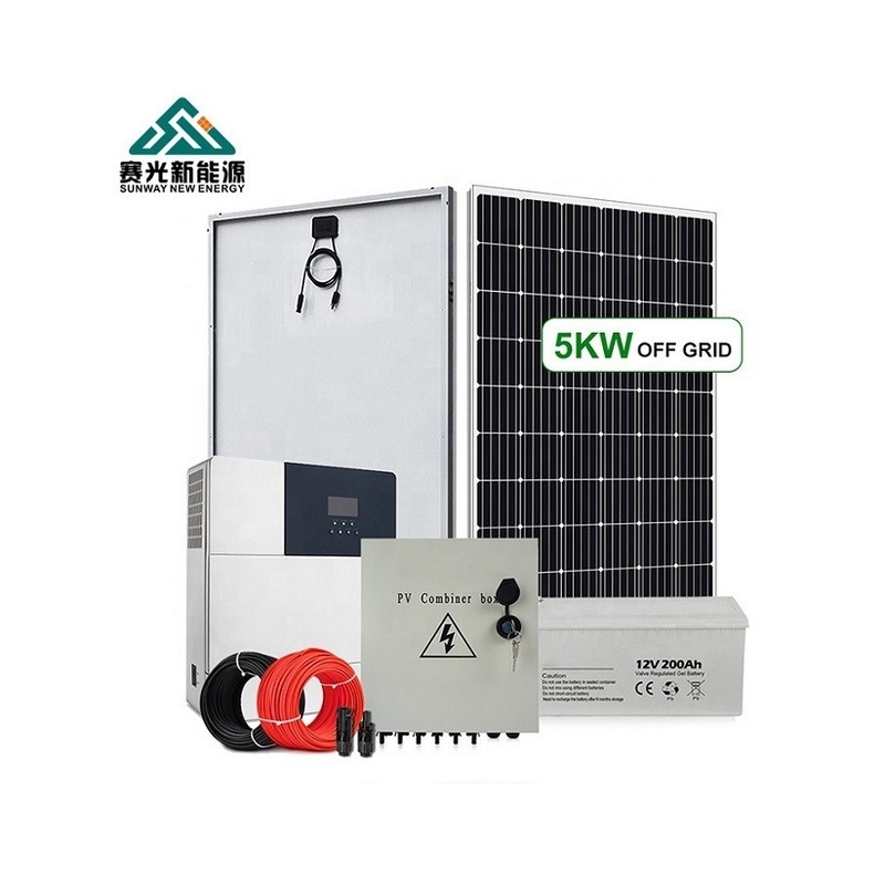 Sistema di pannelli solari da 10 kW 20 kW 30 kW con tensione di uscita 110V/127V/220VAC/380VAC/480V