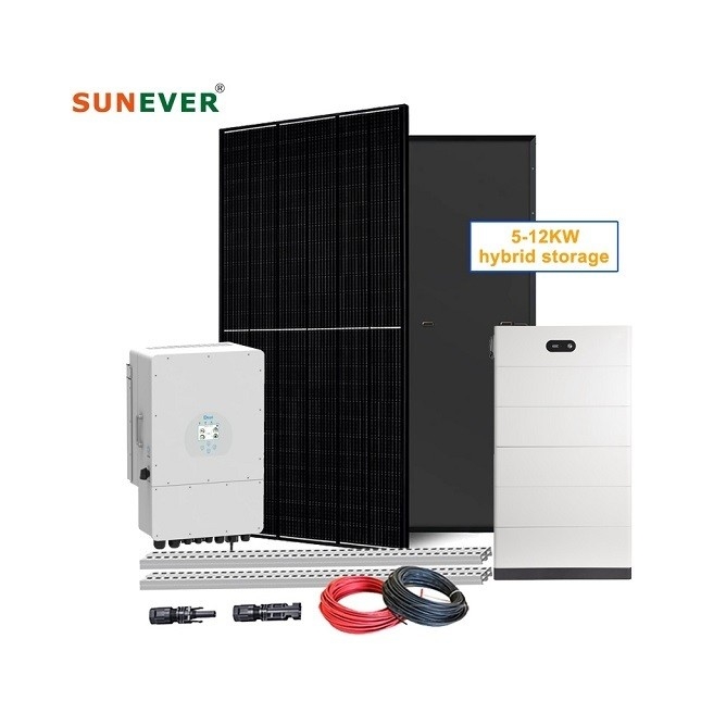Sistema di energia solare domestica da 10 kW con modalità off-grid e tensione nominale 48Vdc/51.2Vdc