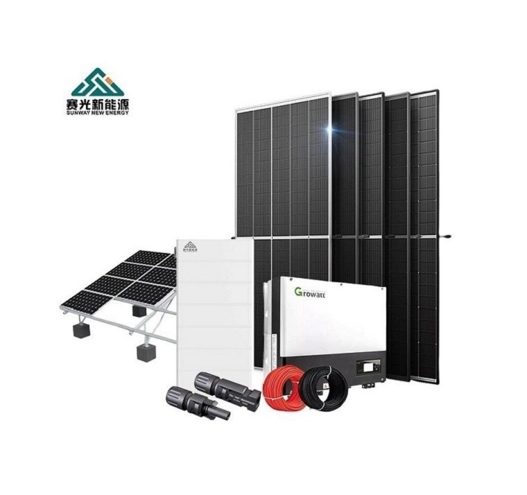Sistema di energia solare da 5 kW a 10 kW Per 220v/380v Voltaggio di uscita 24h Tempo di lavoro