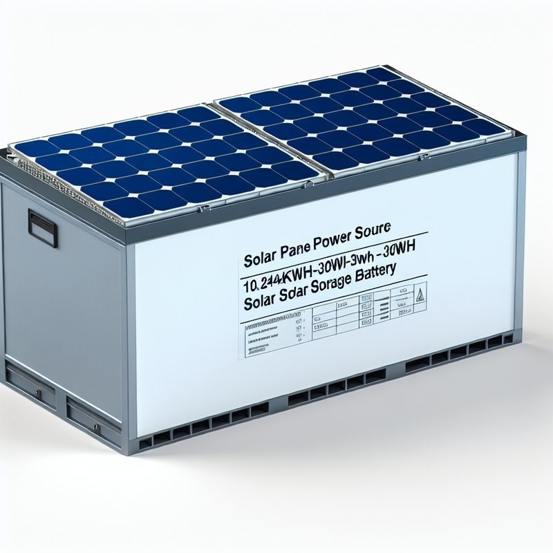 Fonte di energia del pannello solare 10.24 kWh-30 kWh Batteria di stoccaggio solare per soluzioni energetiche sostenibili