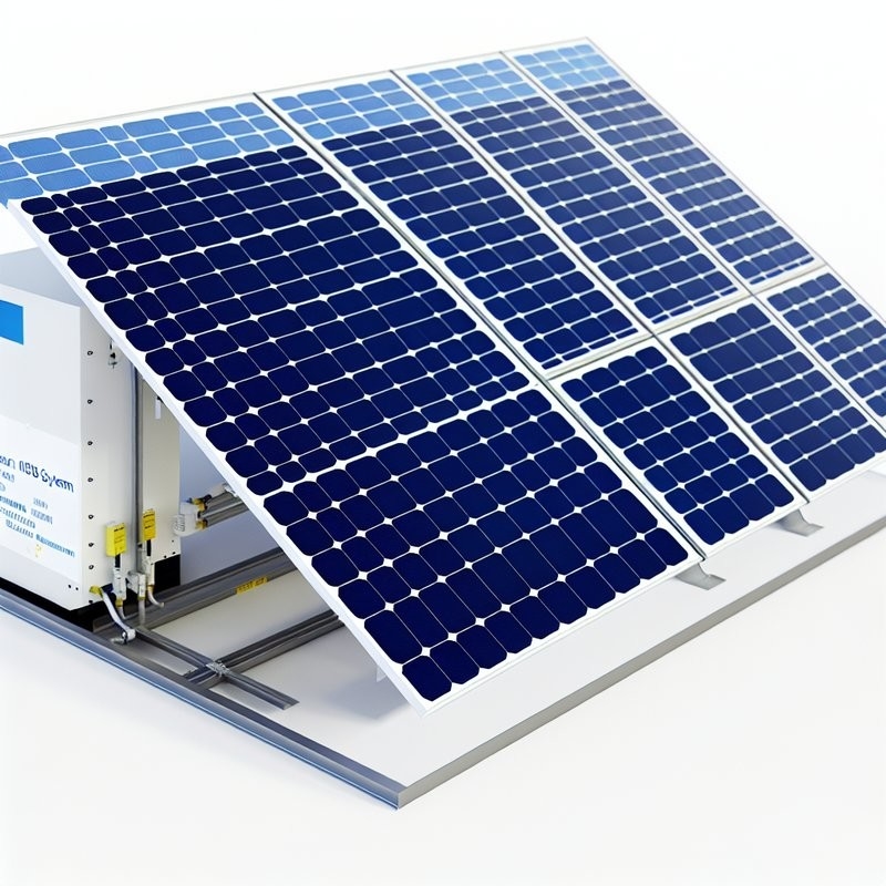 18 kg di peso del pannello Sistema di energia solare con sistema di montaggio con tetto inclinato STD e supporto tecnico completo