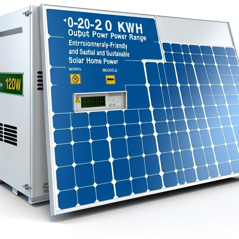 10-20 KWh di potenza di uscita Sistema di pannelli solari ecologici per energia solare domestica ecologica e sostenibile