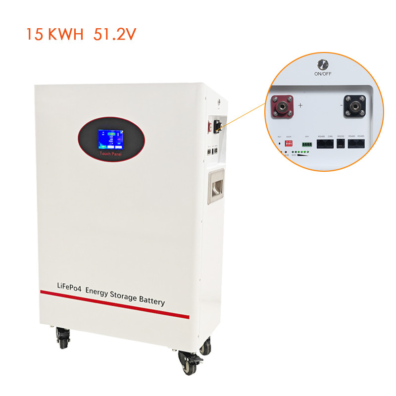 Batteria al litio in ferro di tipo 15KWH con 6000 volte di ciclo profondo con garanzia di 5 anni
