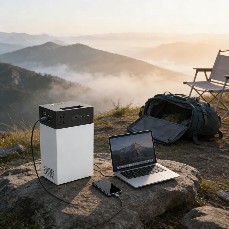 Sistema di energia solare a tensione globale da 500W 1004,8Wh ESS portatile