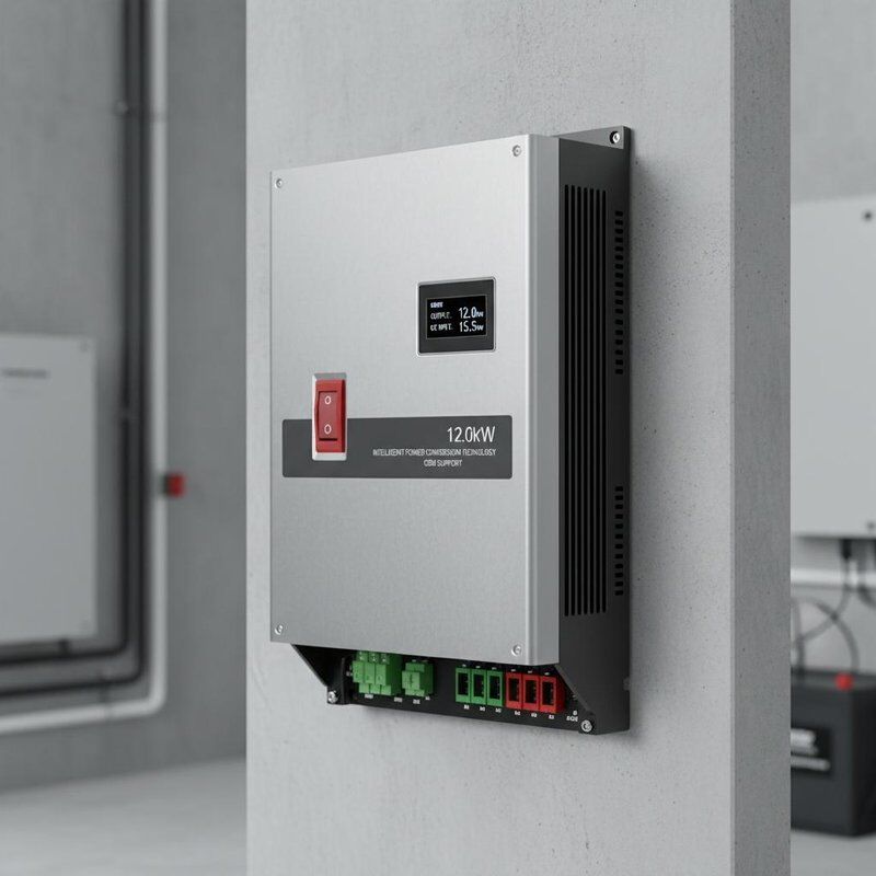 Potenza massima di uscita 12 kW Inverter solare interruttore DC integrato supporto OEM Tecnologia di conversione di potenza intelligente
