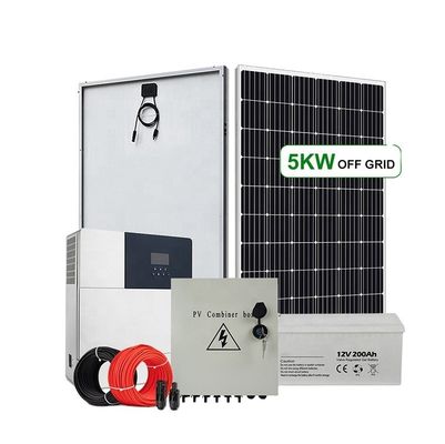 LiFePO4 MPPT 15kw Off Grid Solar System per abitazioni con certificazione CE RoHS