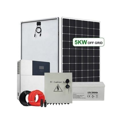 Sistema solare residenziale off-grid potente per lo stoccaggio dell'energia