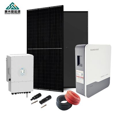 410-700 Watt Sistema di energia solare ibrida Sistema montato su rack domestico