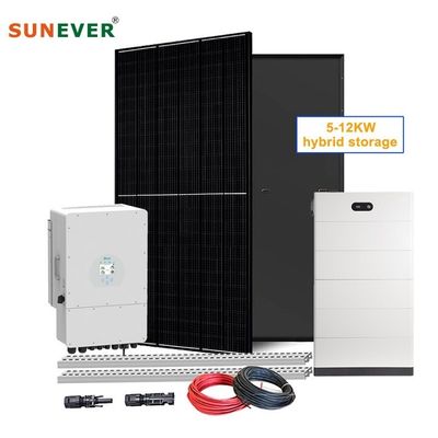 Sistema di energia solare ibrida da 5 kW a 6 kW a 10 kW