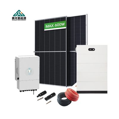 Montaggio sul tetto 15kw Sistema di energia solare con inverter Deye Growatt