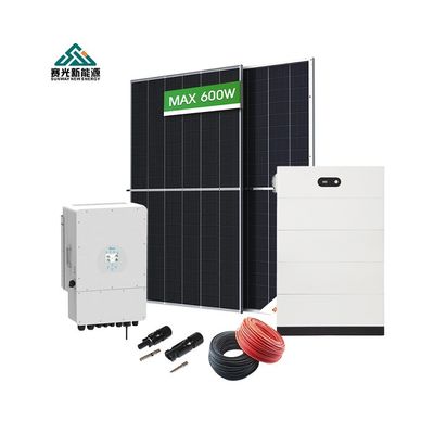 Sistema completo di accumulo di energia solare ibrida 5kw 10kw 15kw 20kw con tipo di batteria al piombo-acido