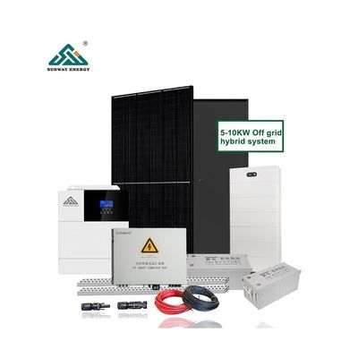 10kw 20kw 30kw Off Grid Sistema solare con tecnologia del silicio monocristallino