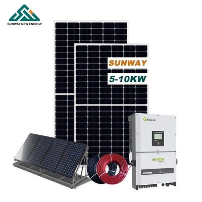10kw 20kw Sistema solare a rete con 24 ore di lavoro